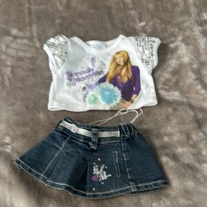 Kids Outfit - White and Blue